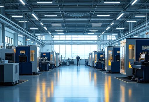 Interior view of Holland Equipment Solutions factory